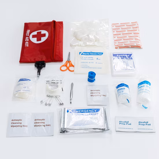 Caixa de equipamentos de sobrevivência ao ar livre Sos Mini Set Camping Aed Kit de primeiros socorros